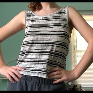 High neck low back tank top! barely worn!